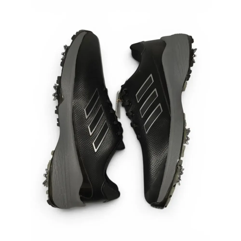 NWT Adidas ZG23 Lightstrike Golf Shoes Black Silver 12M Waterproof Spiked GW1178